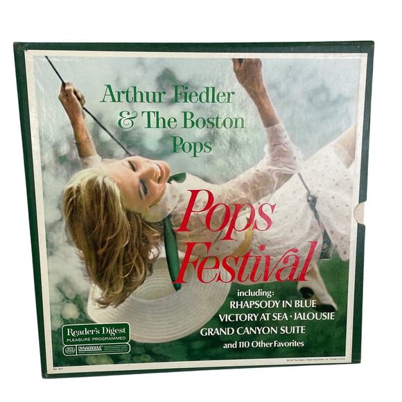 Vintage 1967 Arthur Fiedler & The Boston Pops Festival 10 Vinyl Record Album Set - Picture 1 of 4